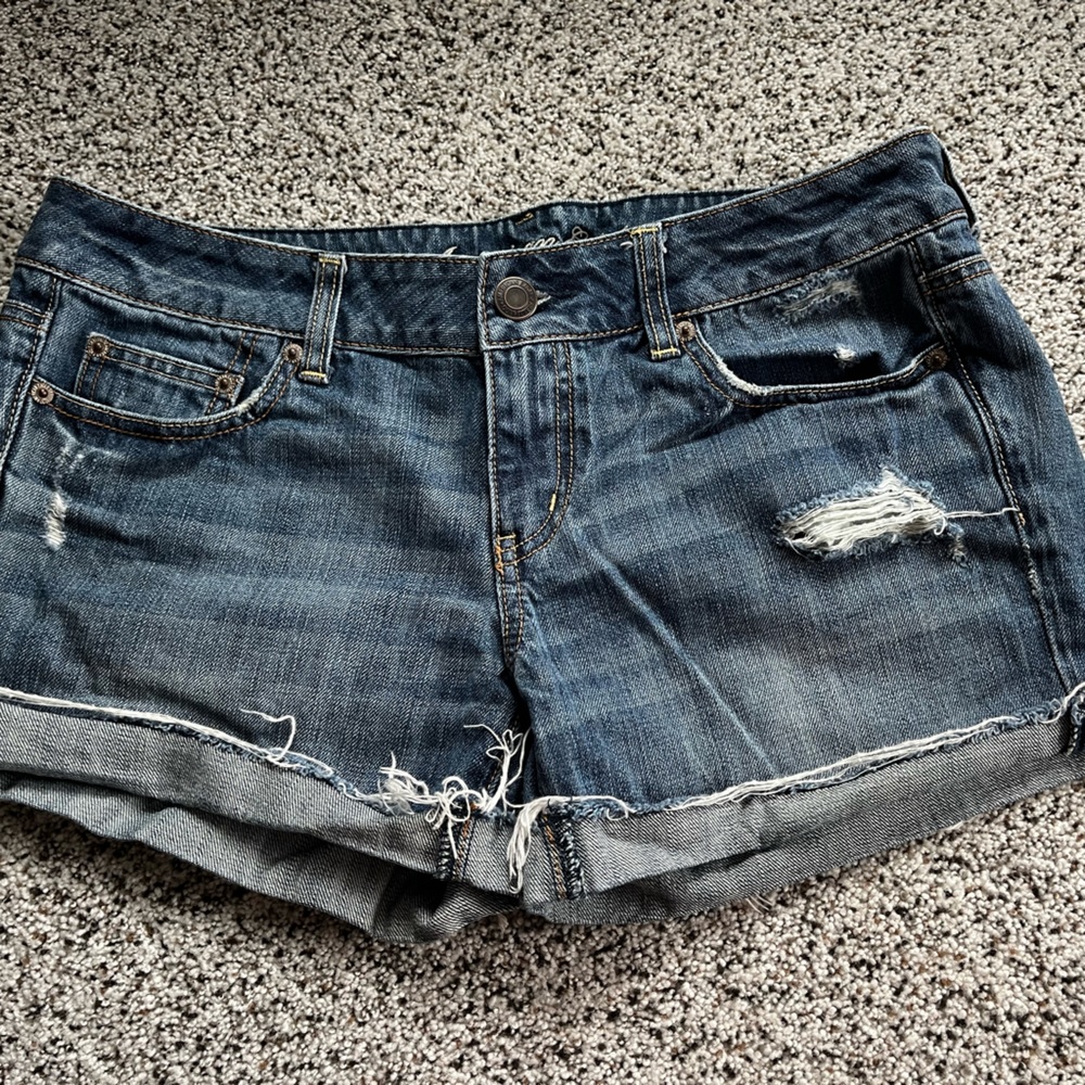 American Eagle Distressed Jean Shorts